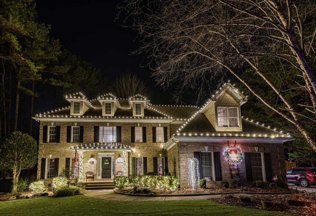 Refined Holiday Lighting Designed Around Your Property